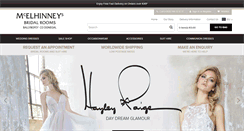 Desktop Screenshot of mcelhinneysbridalrooms.com